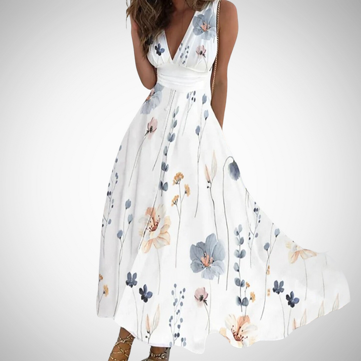 MIRIANNE™ - Elegant Floral Maxi Dress