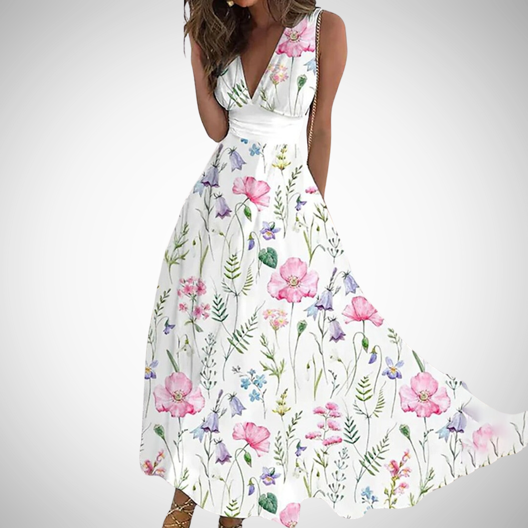 MIRIANNE™ - Elegant Floral Maxi Dress