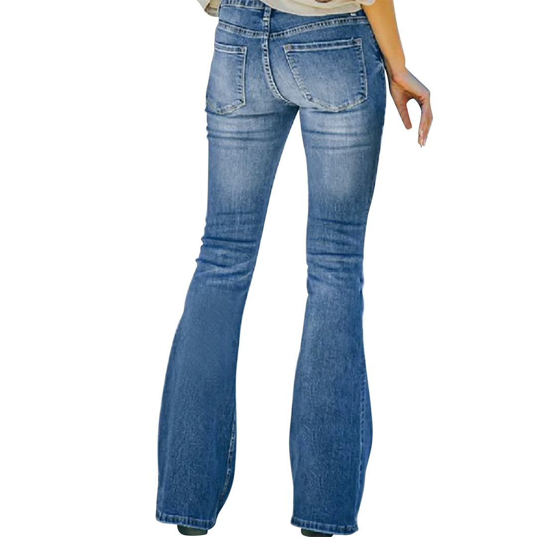 AVELINE™ - Cozy Vintage High-Waisted Flared Jeans