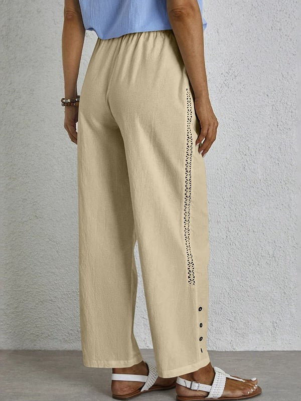 Celena™ | Effortless Button-Up Trousers