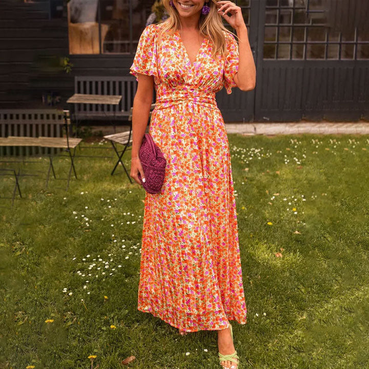 FREYJA™ – Timeless V-Neck Dress