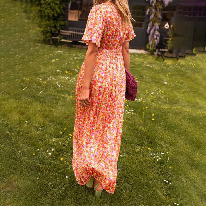 FREYJA™ – Timeless V-Neck Dress