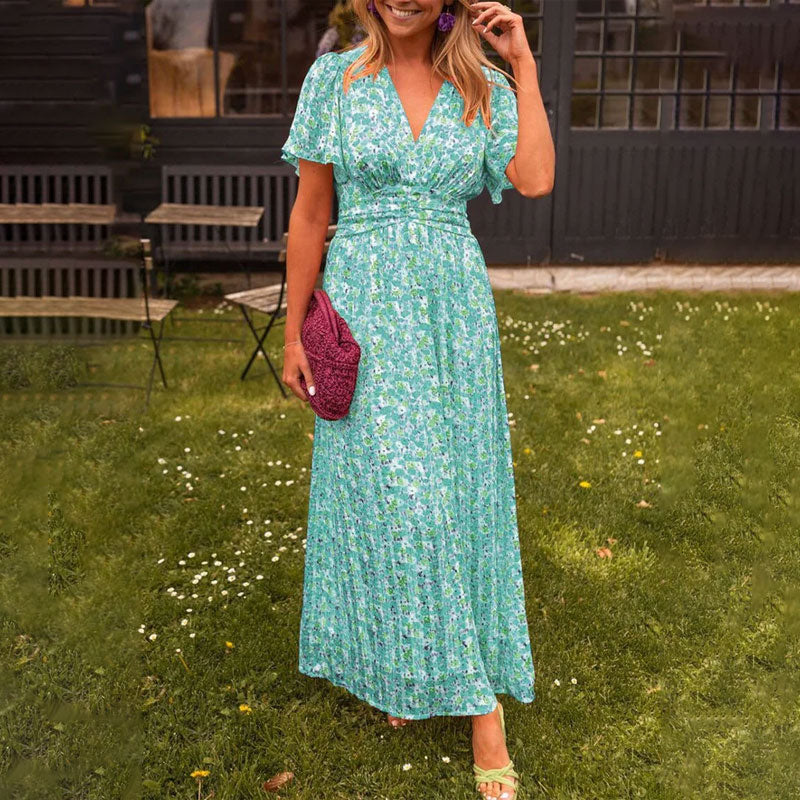 FREYJA™ – Timeless V-Neck Dress