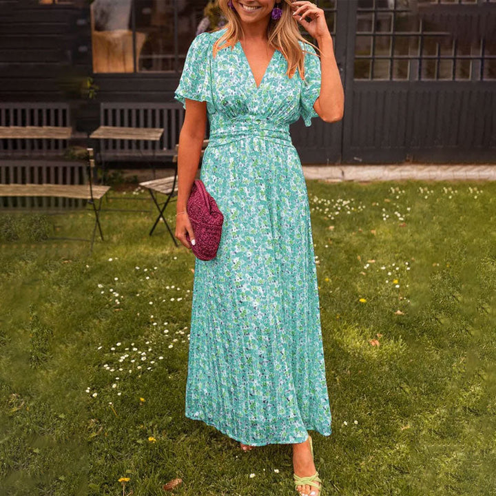 FREYJA™ – Timeless V-Neck Dress