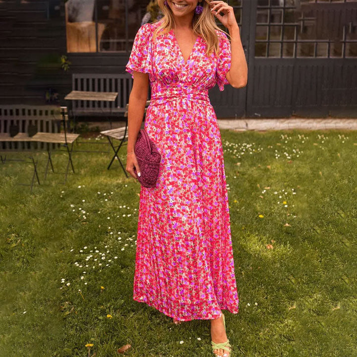 FREYJA™ – Timeless V-Neck Dress