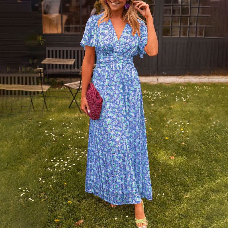 FREYJA™ – Timeless V-Neck Dress