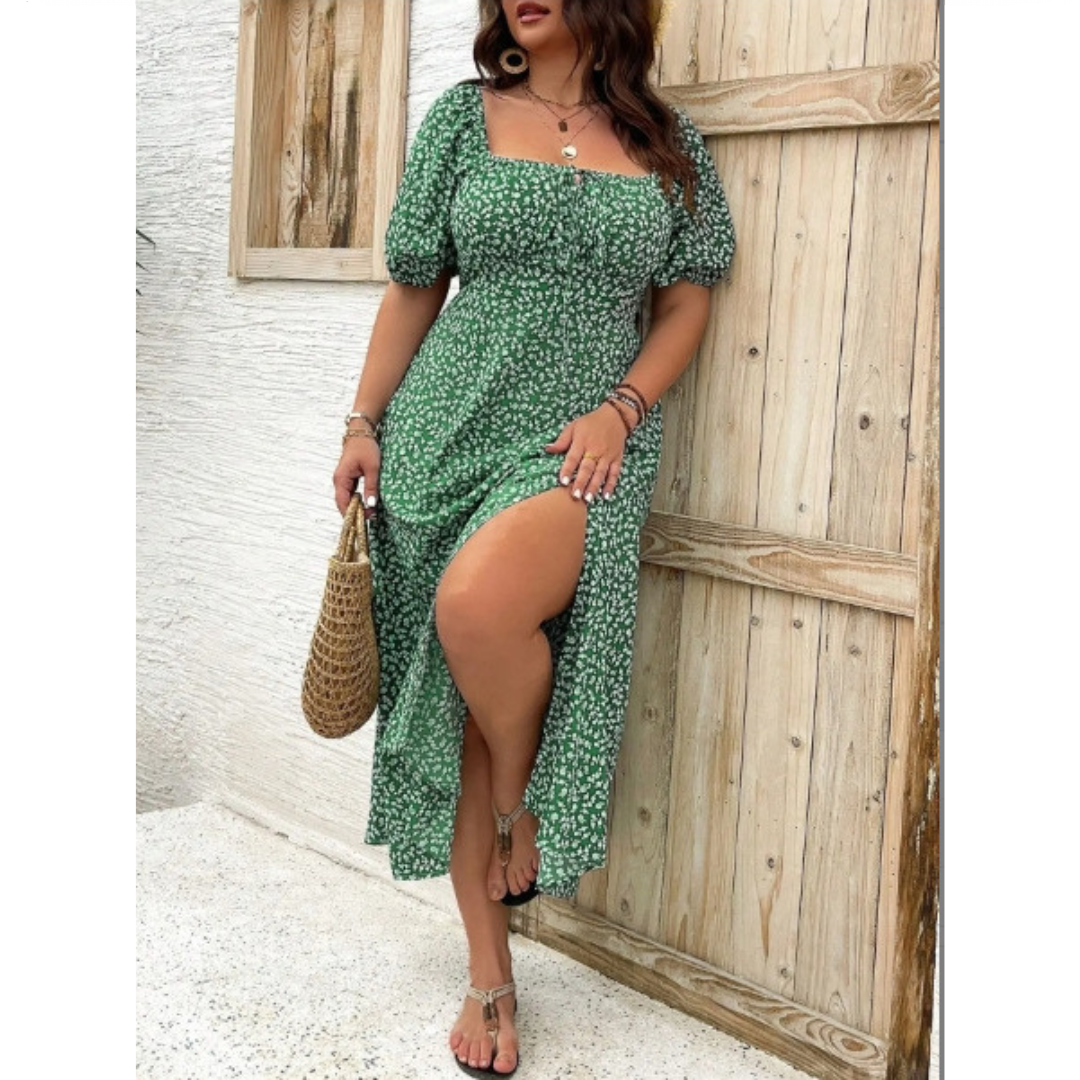 AVENNA™ – Stylish and Comfortable Summer Slit Dress