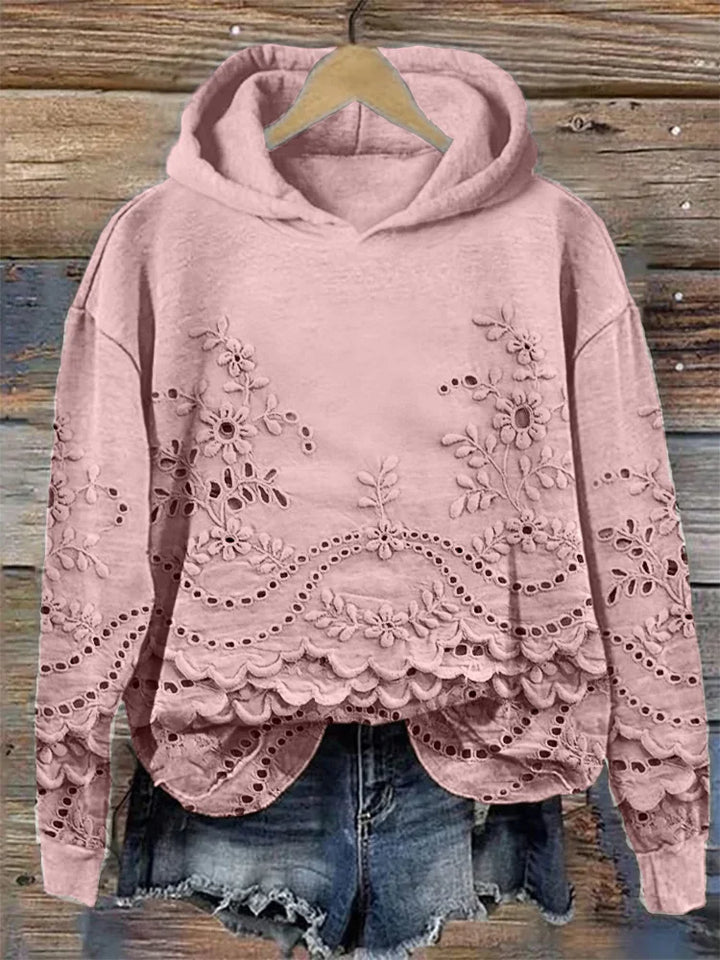 Astrella | Floral Print Hoodie