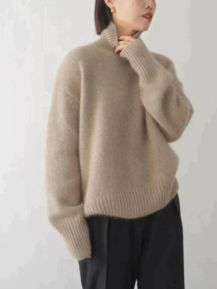 astrella | High Neck Cashmere Jumper