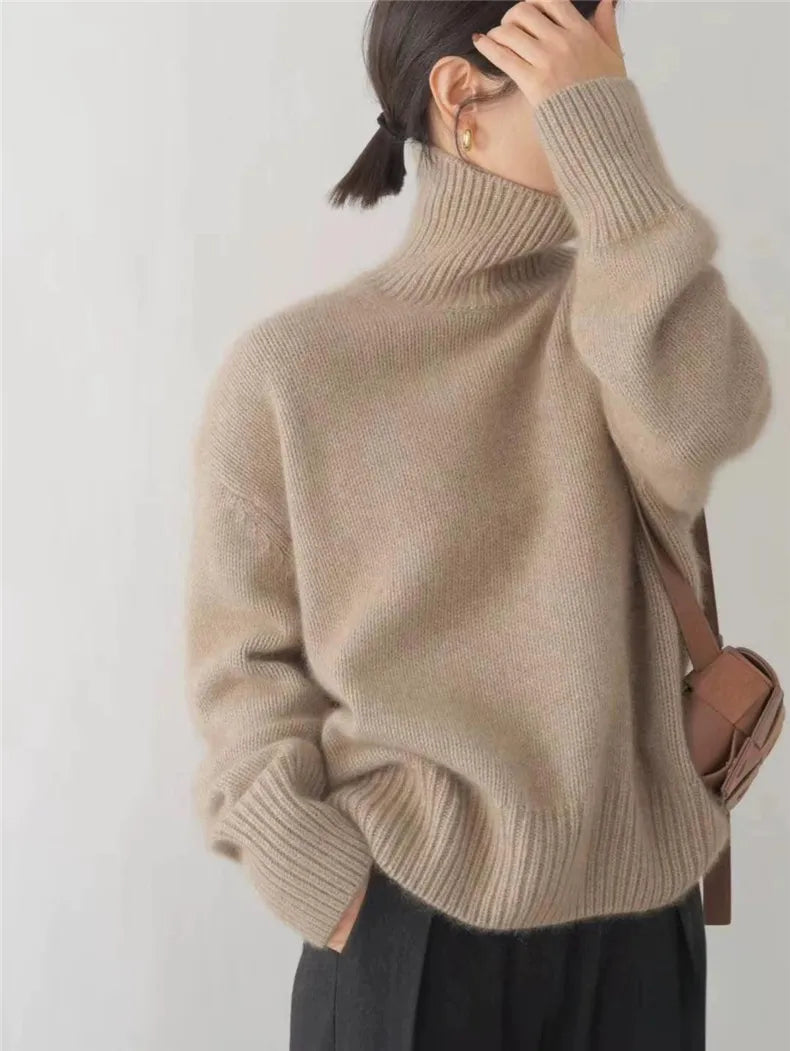 astrella | High Neck Cashmere Jumper