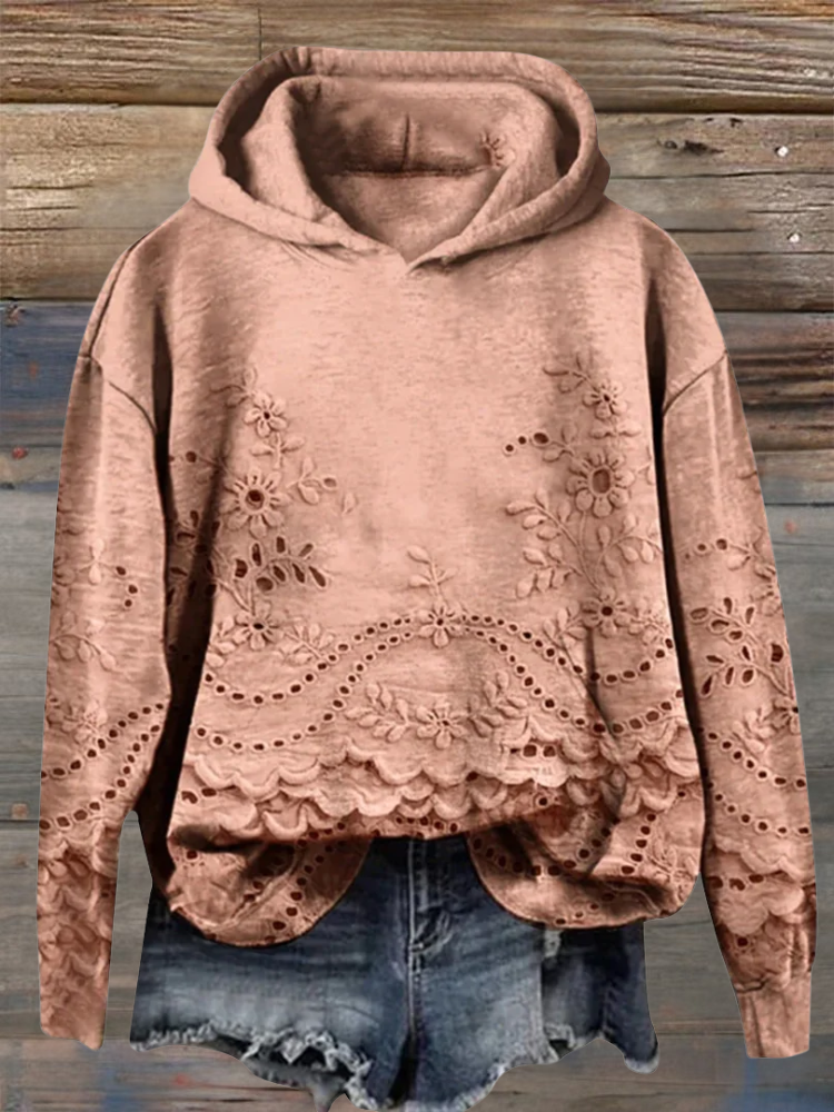 Astrella | Floral Print Hoodie