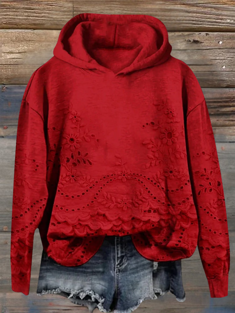 Astrella | Floral Print Hoodie