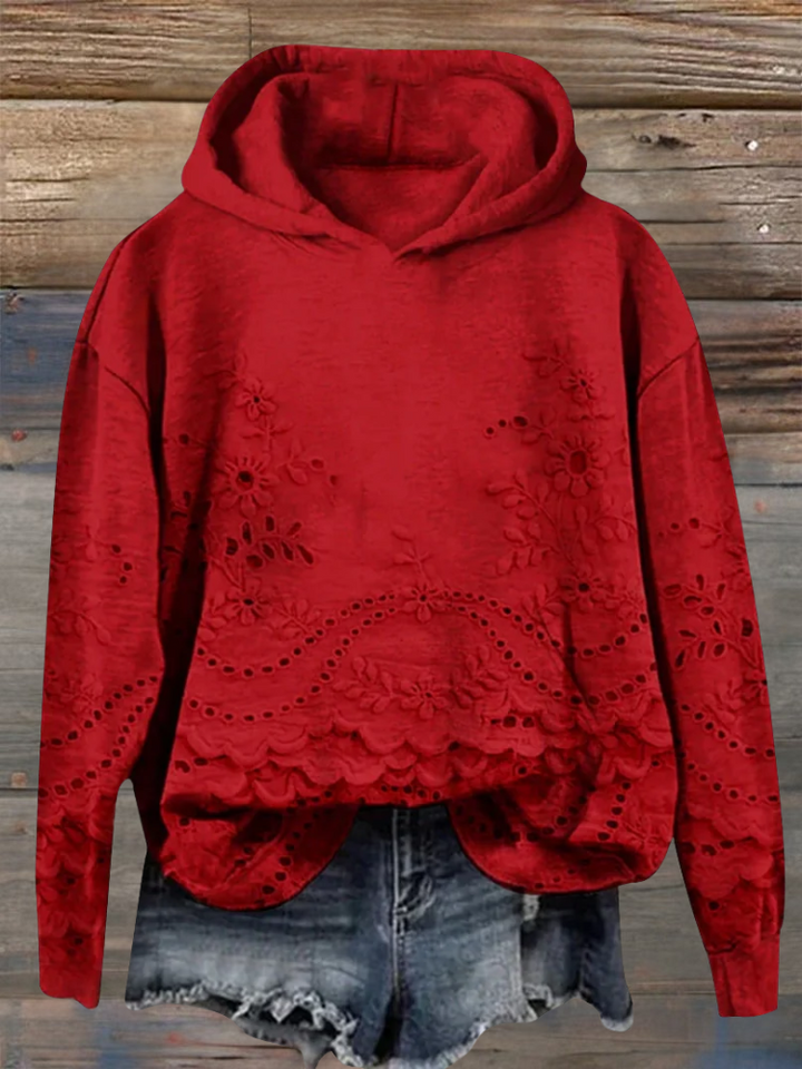 Astrella | Floral Print Hoodie