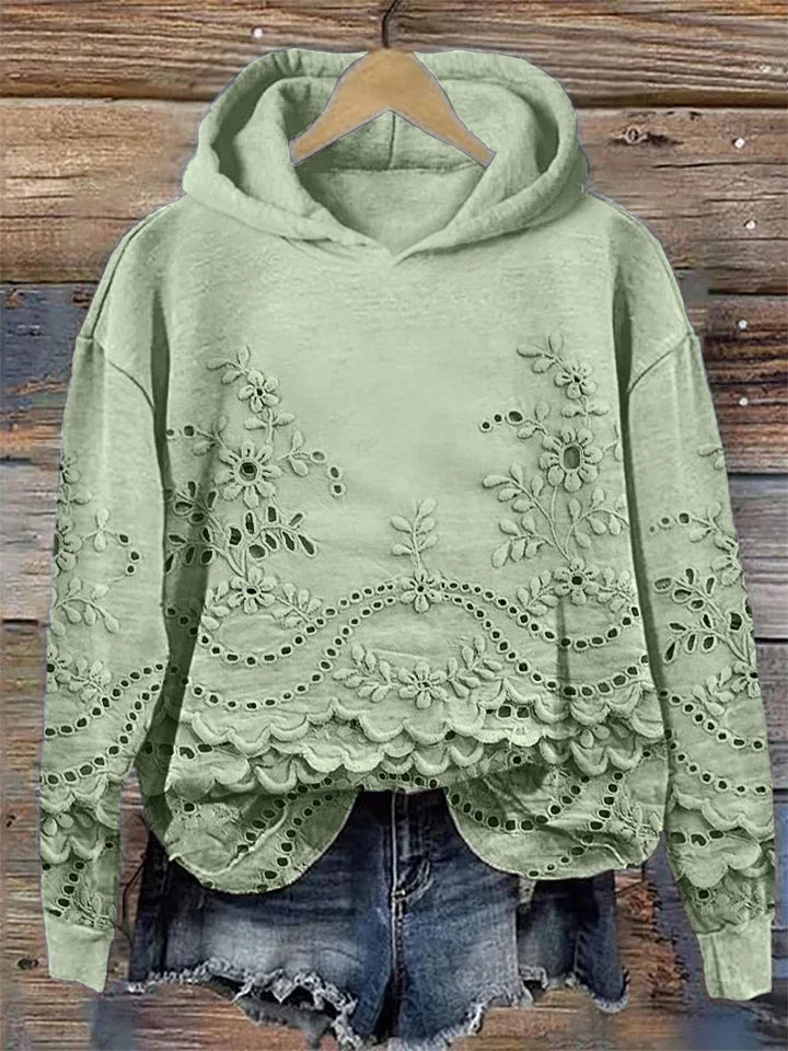Astrella | Floral Print Hoodie