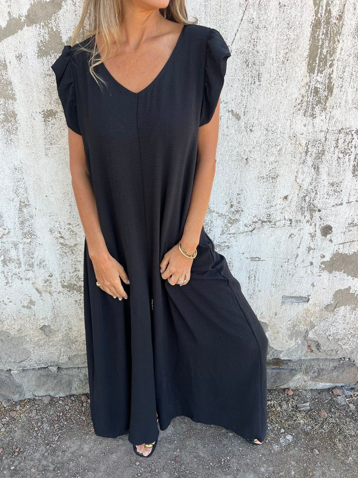 CASSANDRA™ - Stylish V-Neck Jumpsuit