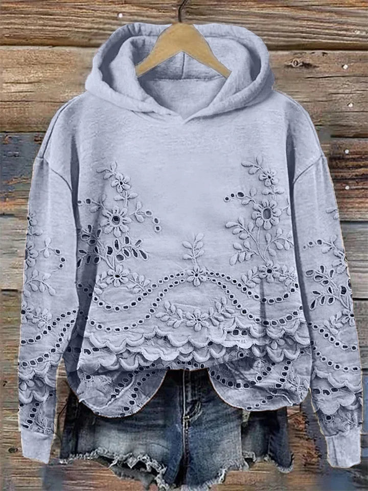 Astrella | Floral Print Hoodie